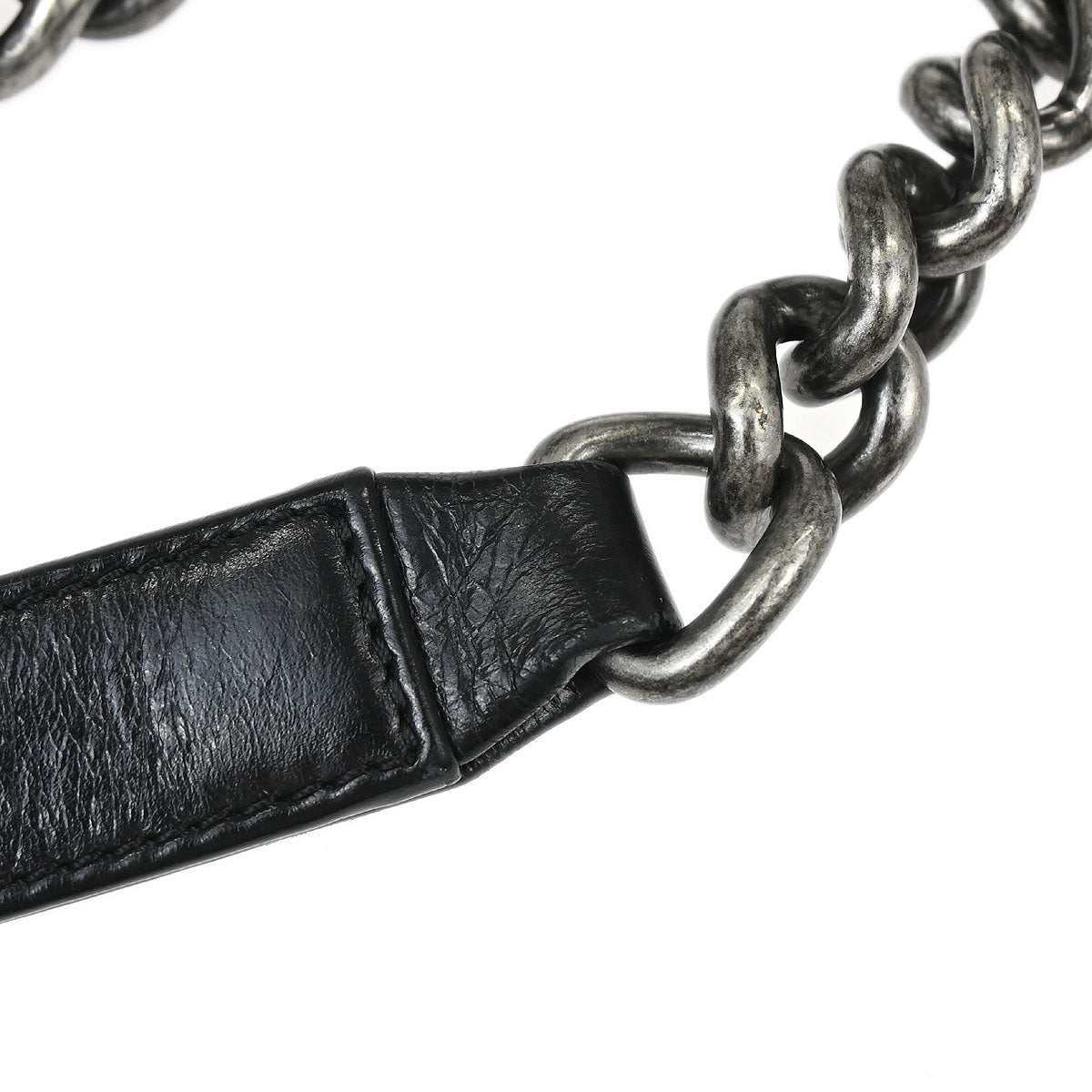 Boy Chanel 2016-2017 Black Calfskin Medium Chain Shoulder Bag