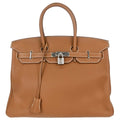 Hermes 2012 Gold Togo Birkin 35 Handbag