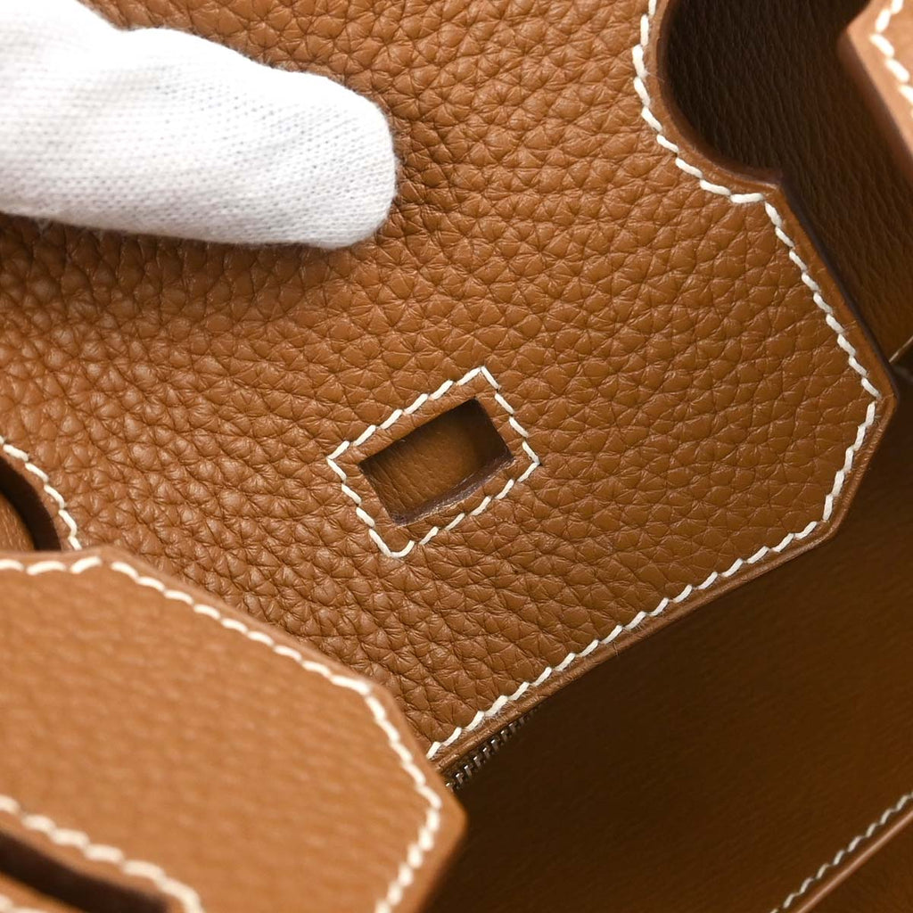 Hermes 2012 Gold Togo Birkin 35 Handbag