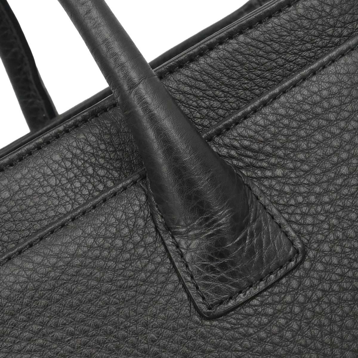 Chanel 2015-2016 Black Deerskin Cerf Executive 2way Shoulder Tote Bag