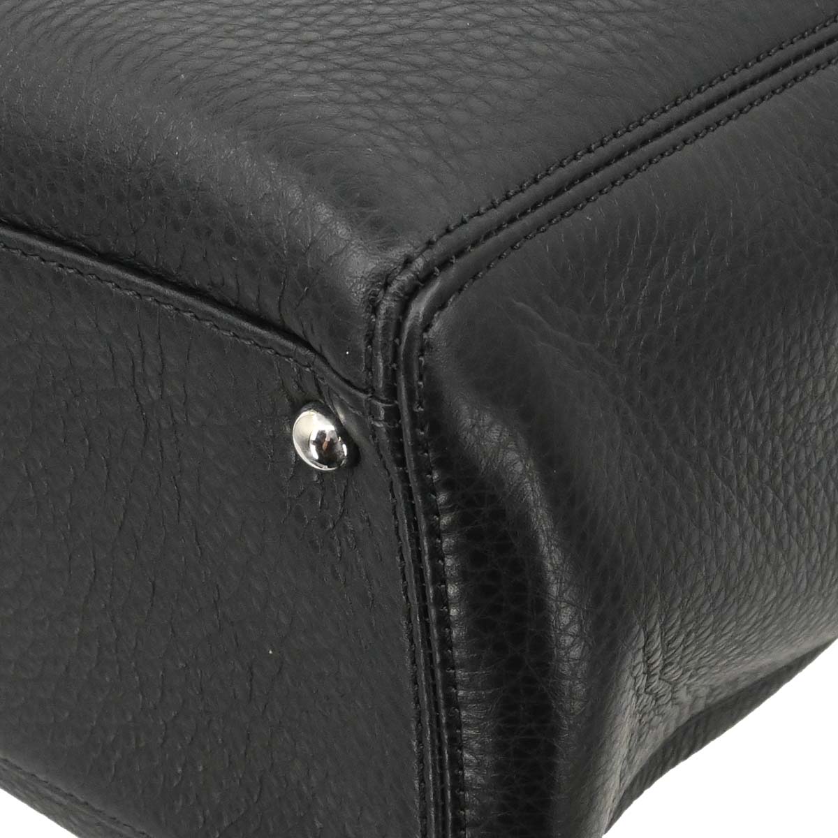 Chanel 2015-2016 Black Deerskin Cerf Executive 2way Shoulder Tote Bag
