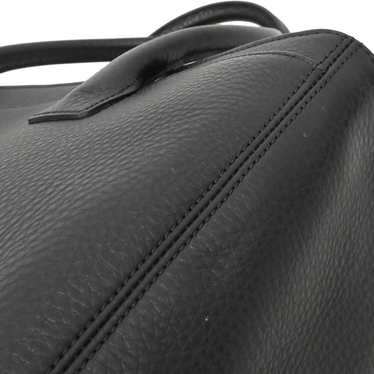 Chanel 2015-2016 Black Deerskin Cerf Executive 2way Shoulder Tote Bag