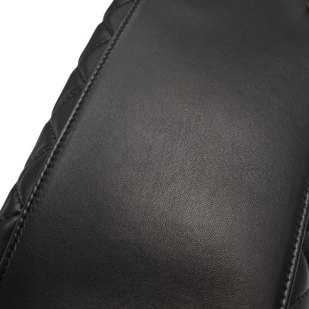 Chanel 2011 Black Lambskin Large Mademoiselle Bowling Bag