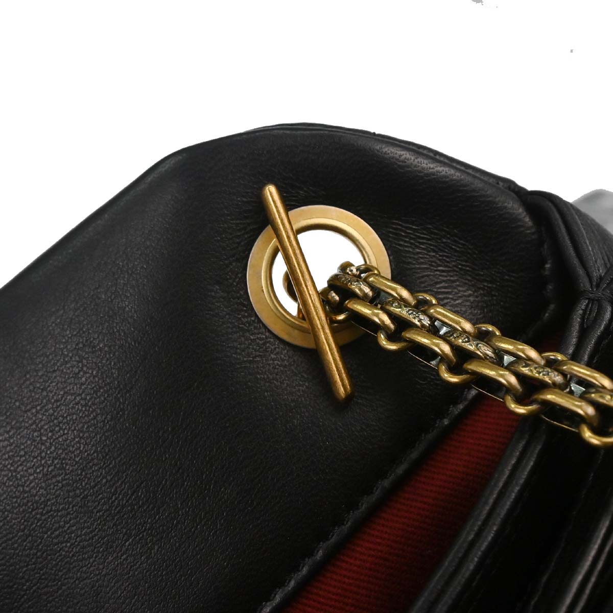 Chanel 2011 Black Lambskin Large Mademoiselle Bowling Bag
