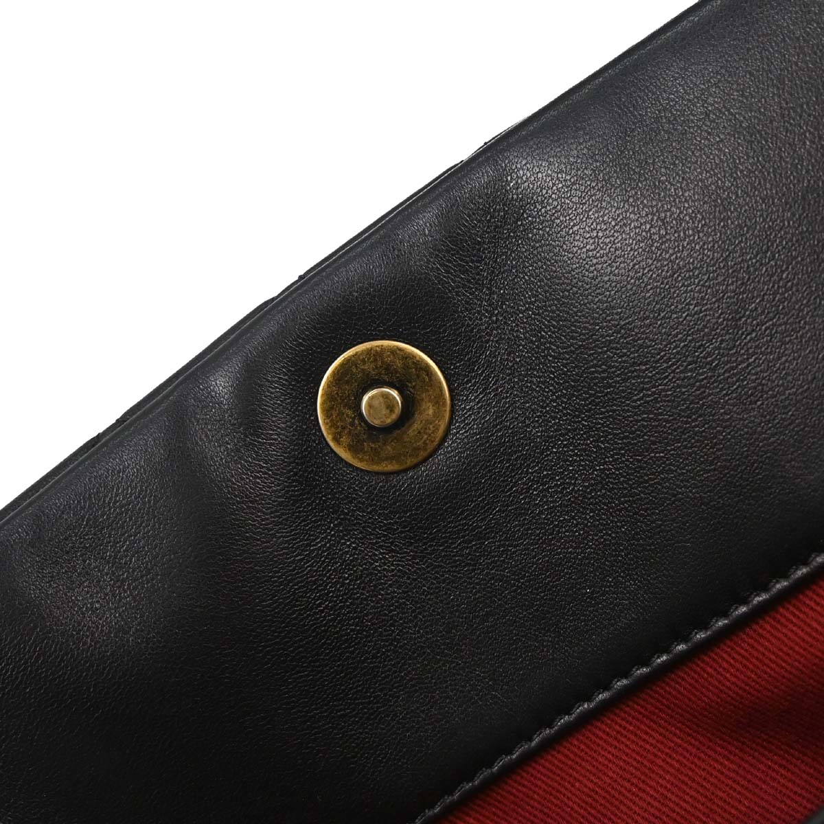 Chanel 2011 Black Lambskin Large Mademoiselle Bowling Bag