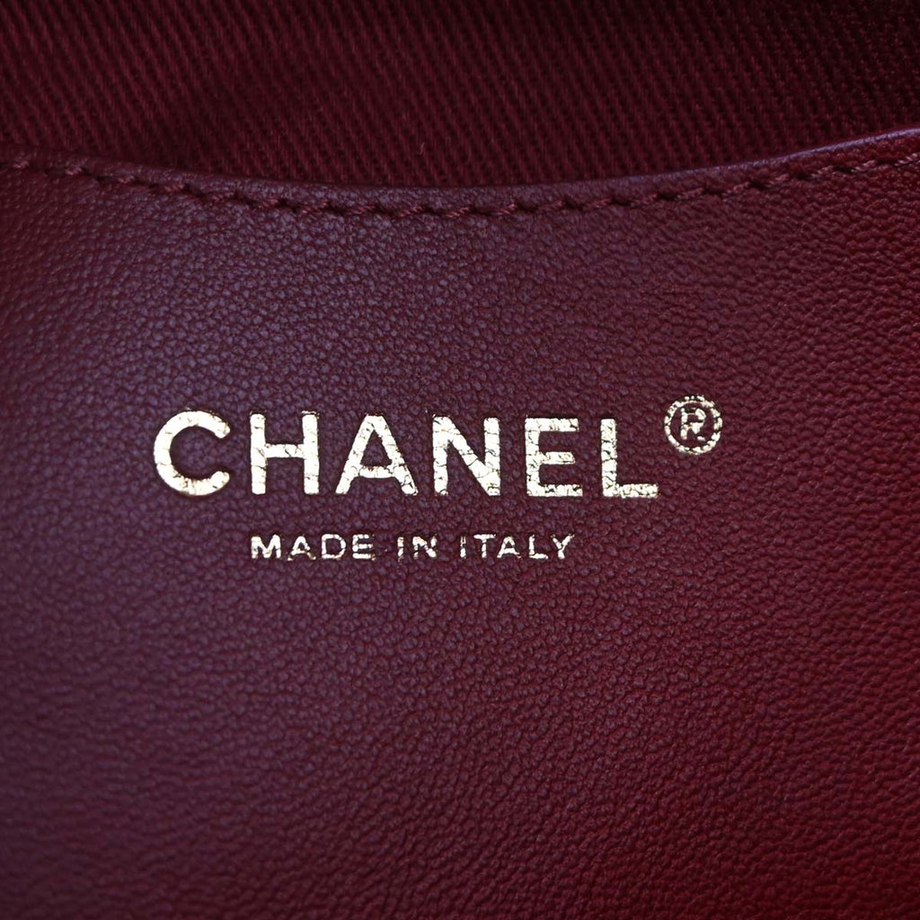 Chanel 2011 Black Lambskin Large Mademoiselle Bowling Bag