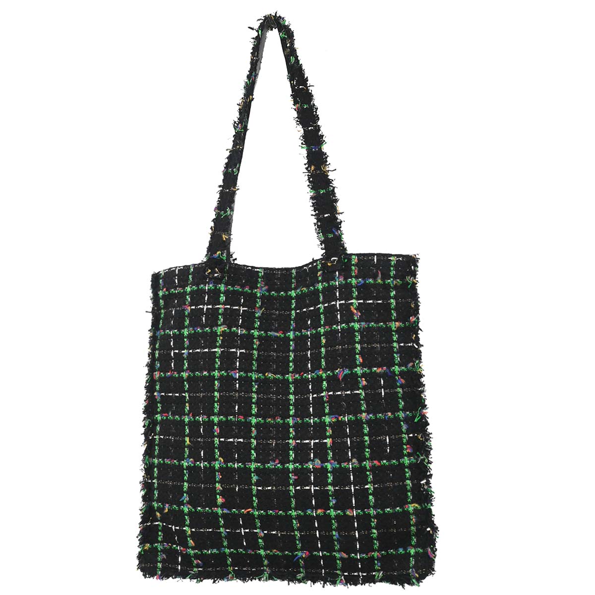 Chanel 2017 Black Tweed Robot Tote Bag