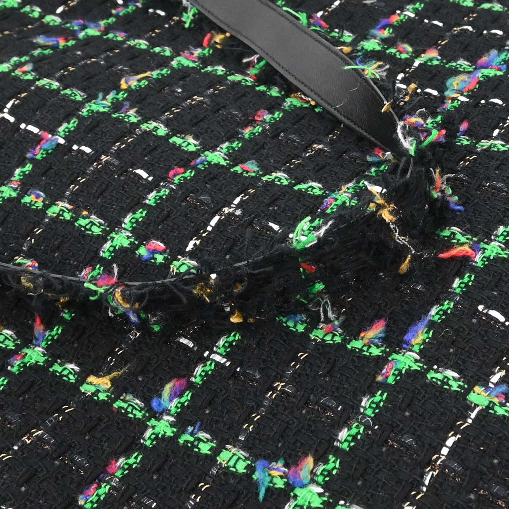 Chanel 2017 Black Tweed Robot Tote Bag