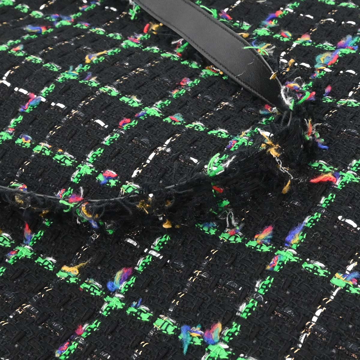 Chanel 2017 Black Tweed Robot Tote Bag