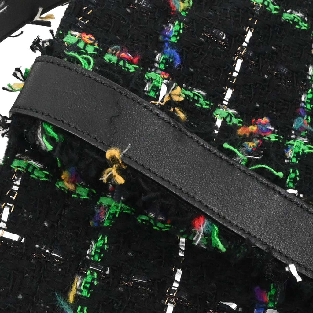 Chanel 2017 Black Tweed Robot Tote Bag