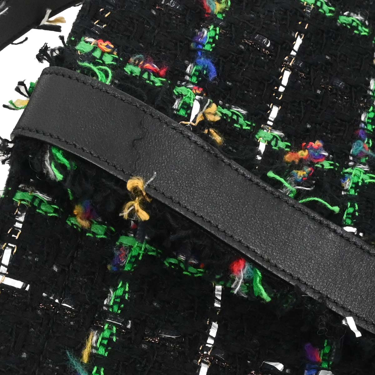 Chanel 2017 Black Tweed Robot Tote Bag