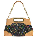 Louis Vuitton Black Multicolor Judy MM 2way Shoulder Handbag M40256