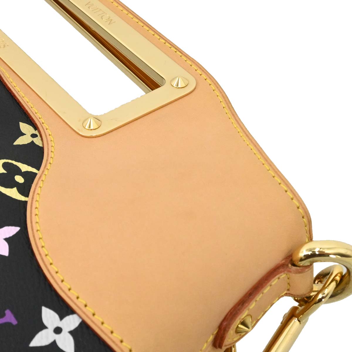 Louis Vuitton Black Multicolor Judy MM 2way Shoulder Handbag M40256