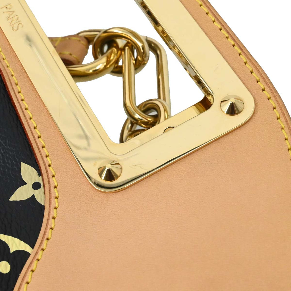 Louis Vuitton Black Multicolor Judy MM 2way Shoulder Handbag M40256