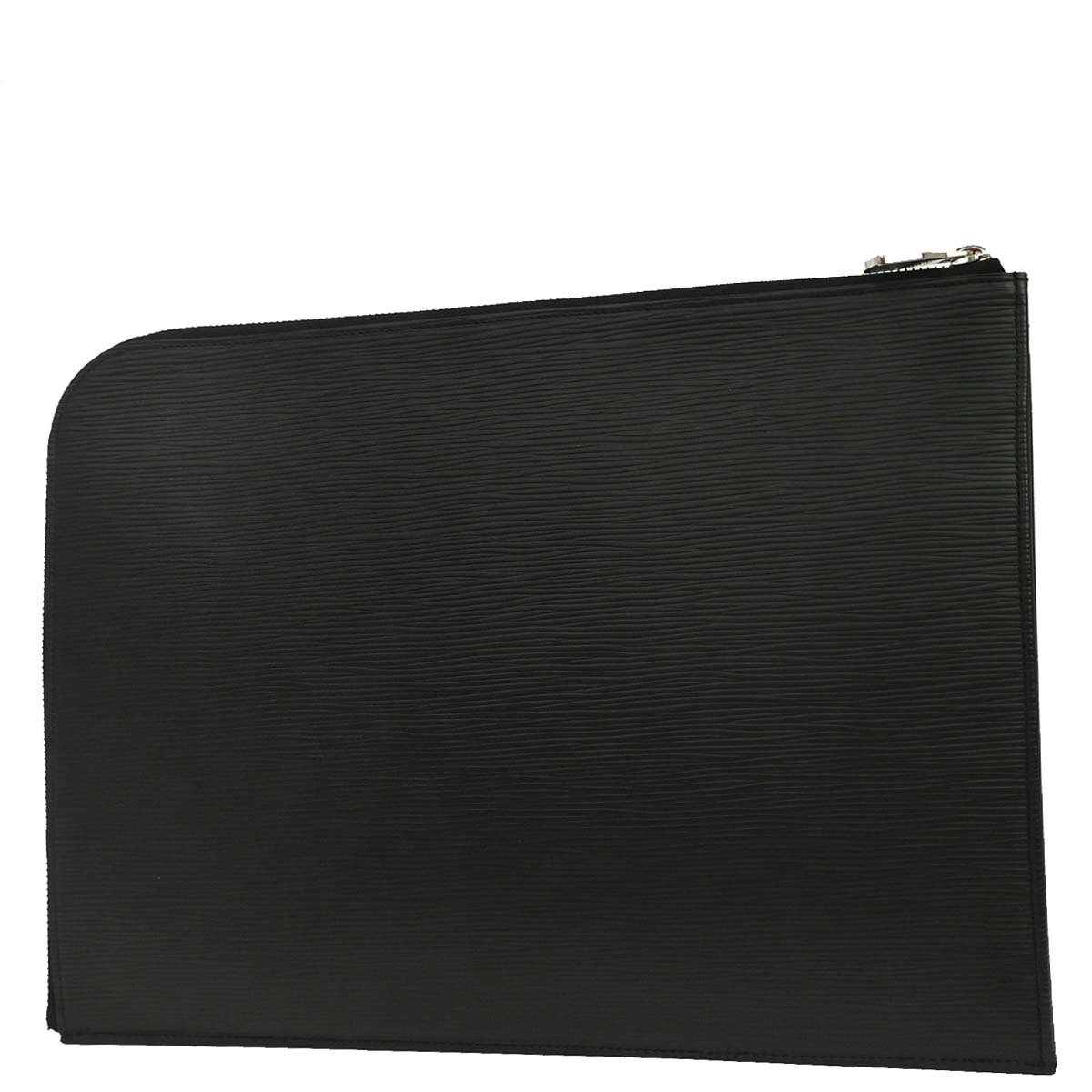 Louis Vuitton Black Epi Pochette Jour GM NM Clutch Bag M64153