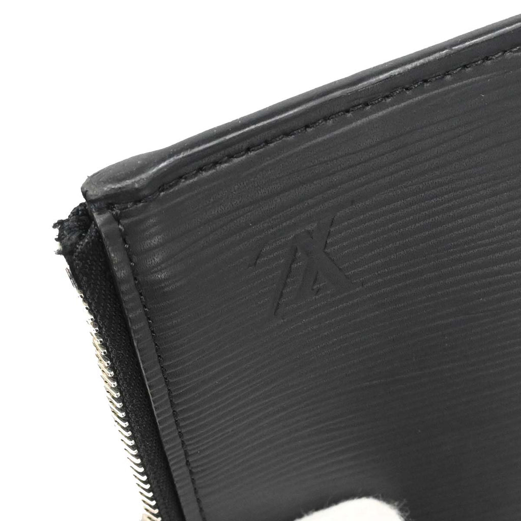 Louis Vuitton Black Epi Pochette Jour GM NM Clutch Bag M64153