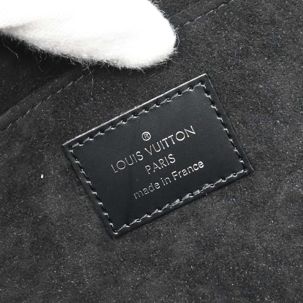 Louis Vuitton Black Epi Pochette Jour GM NM Clutch Bag M64153