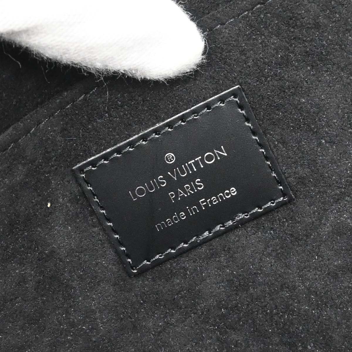 Louis Vuitton Black Epi Pochette Jour GM NM Clutch Bag M64153