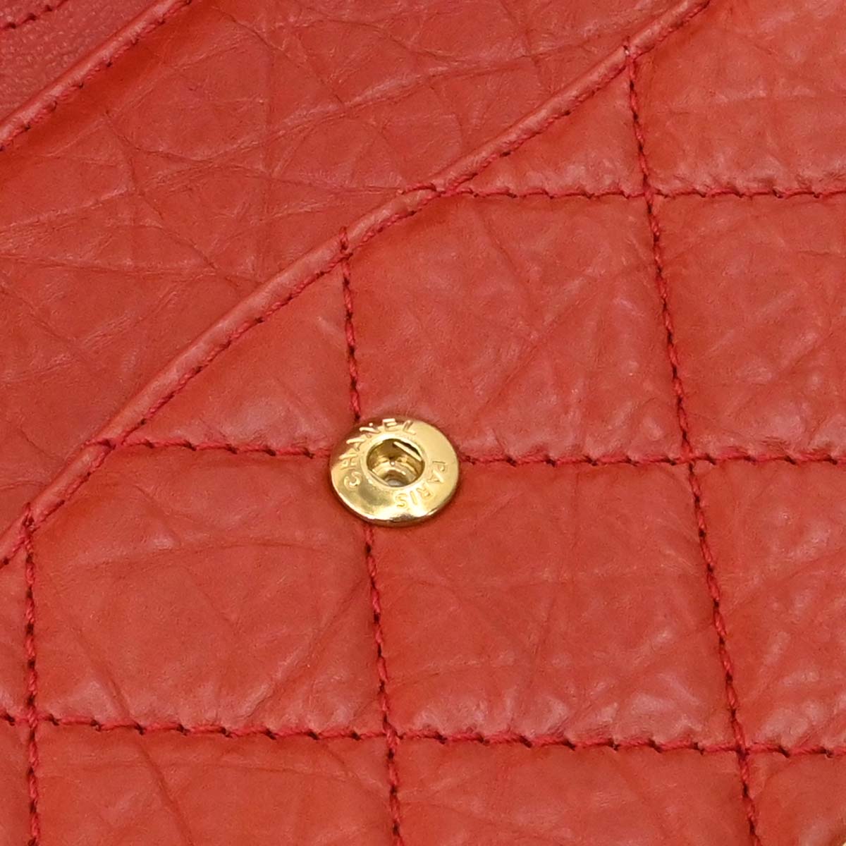 Chanel 2010-2011 Red Calfskin 2.55 Jumbo Classic Double Flap Shoulder Bag