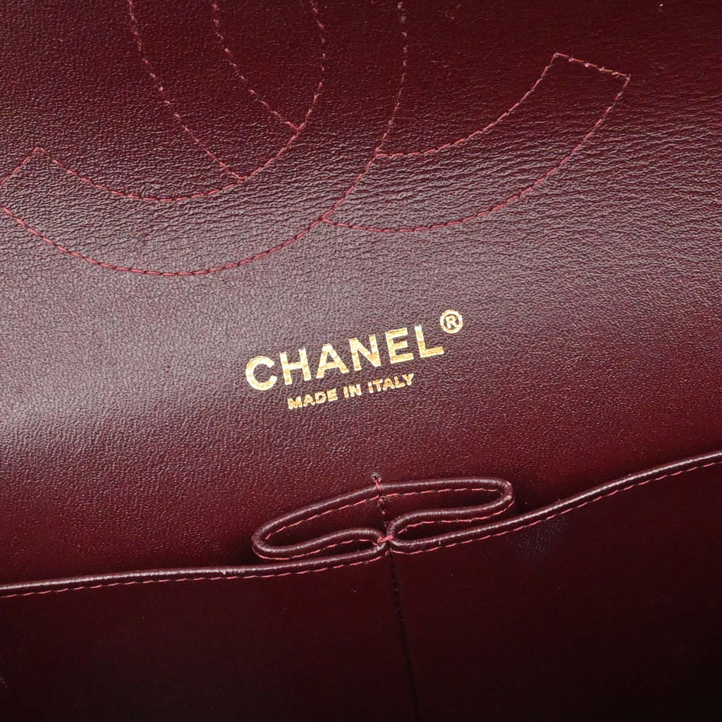 Chanel 2017 Black Caviar Jumbo Classic Double Flap Shoulder Bag
