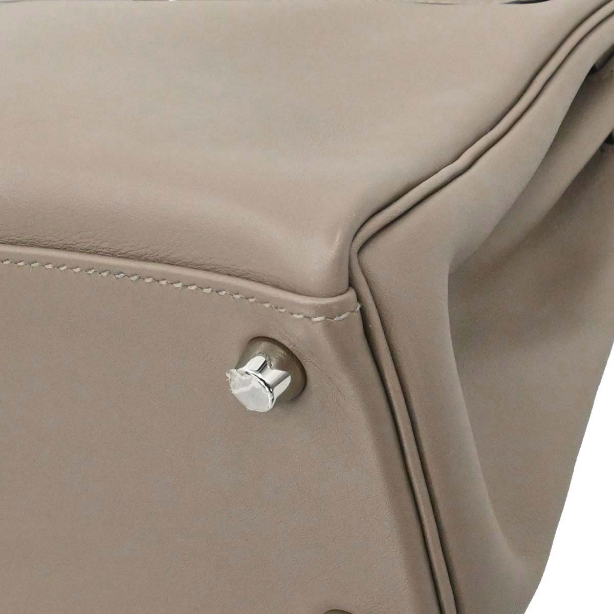 Hermes Gris Tourterelle Swift Kelly 25 Retourne 2way Shoulder Handbag