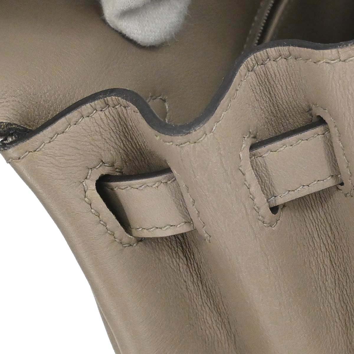 Hermes Gris Tourterelle Swift Kelly 25 Retourne 2way Shoulder Handbag