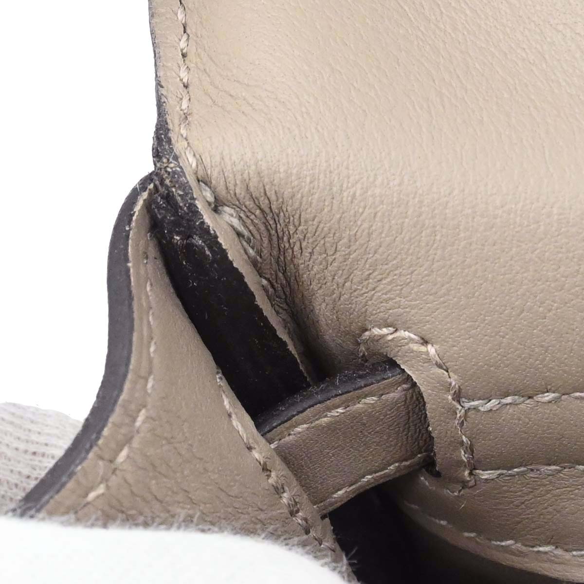 Hermes Gris Tourterelle Swift Kelly 25 Retourne 2way Shoulder Handbag