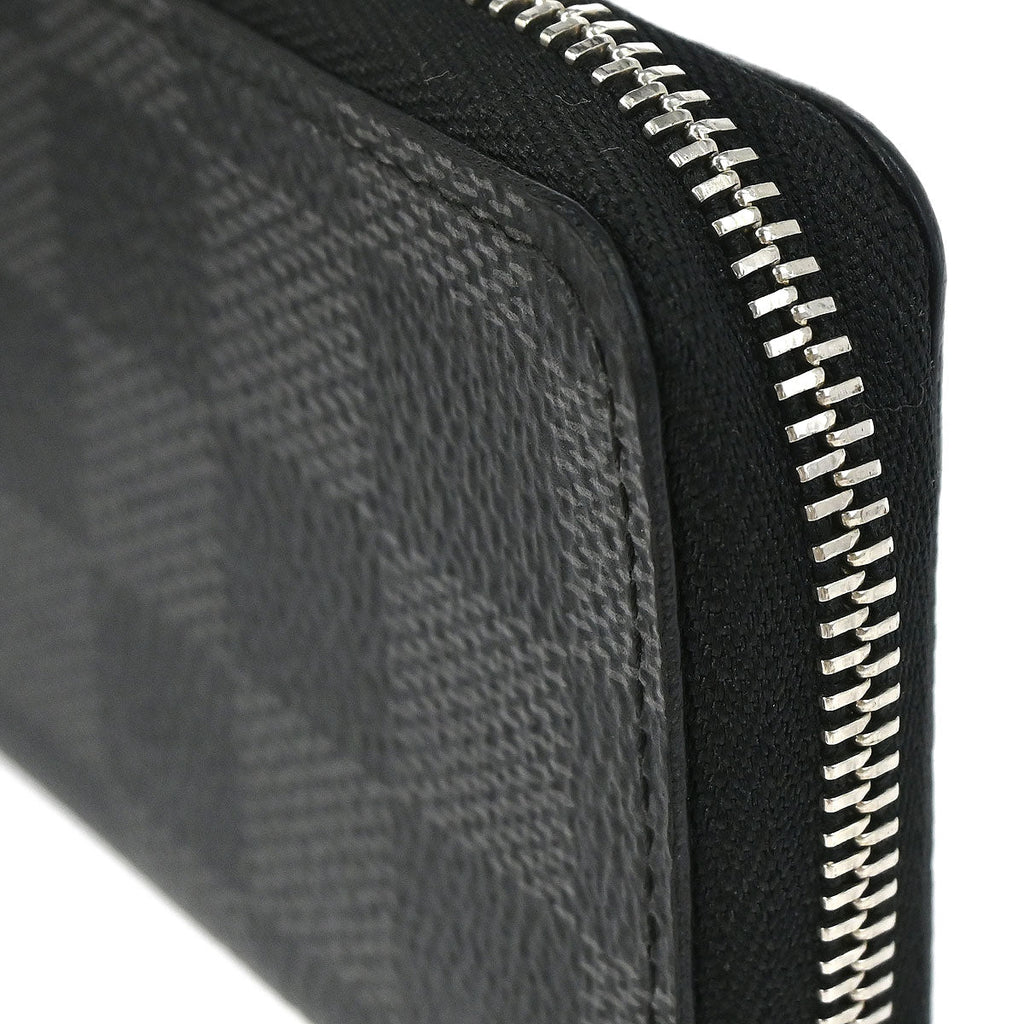 Louis Vuitton Damier Graphite Zippy Coin Purse Wallet N63076