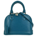 Louis Vuitton 2013 Blue Epi Alma BB 2way Shoulder Handbag M40853