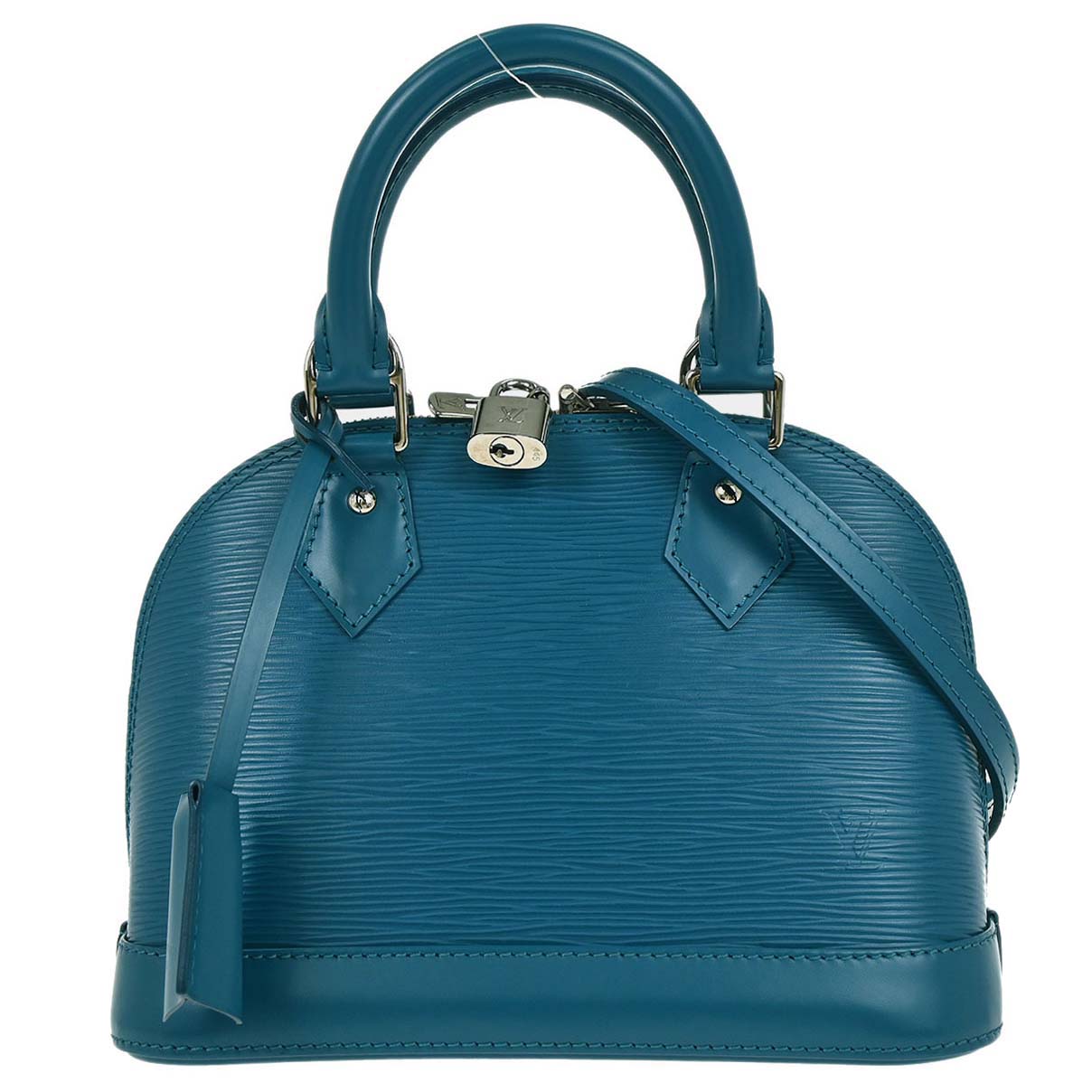 Louis Vuitton 2013 Blue Epi Alma BB 2way Shoulder Handbag M40853