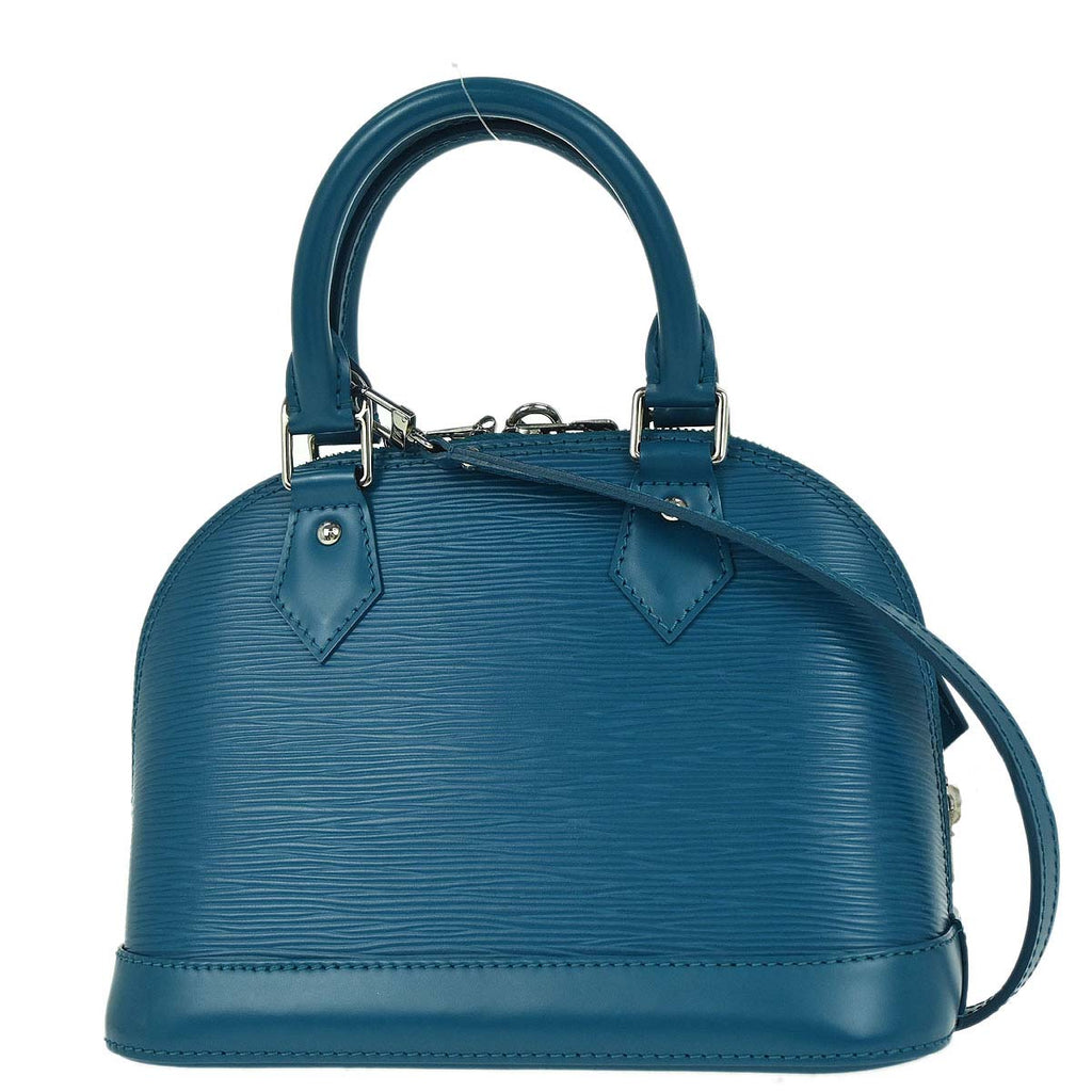 Louis Vuitton 2013 Blue Epi Alma BB 2way Shoulder Handbag M40853