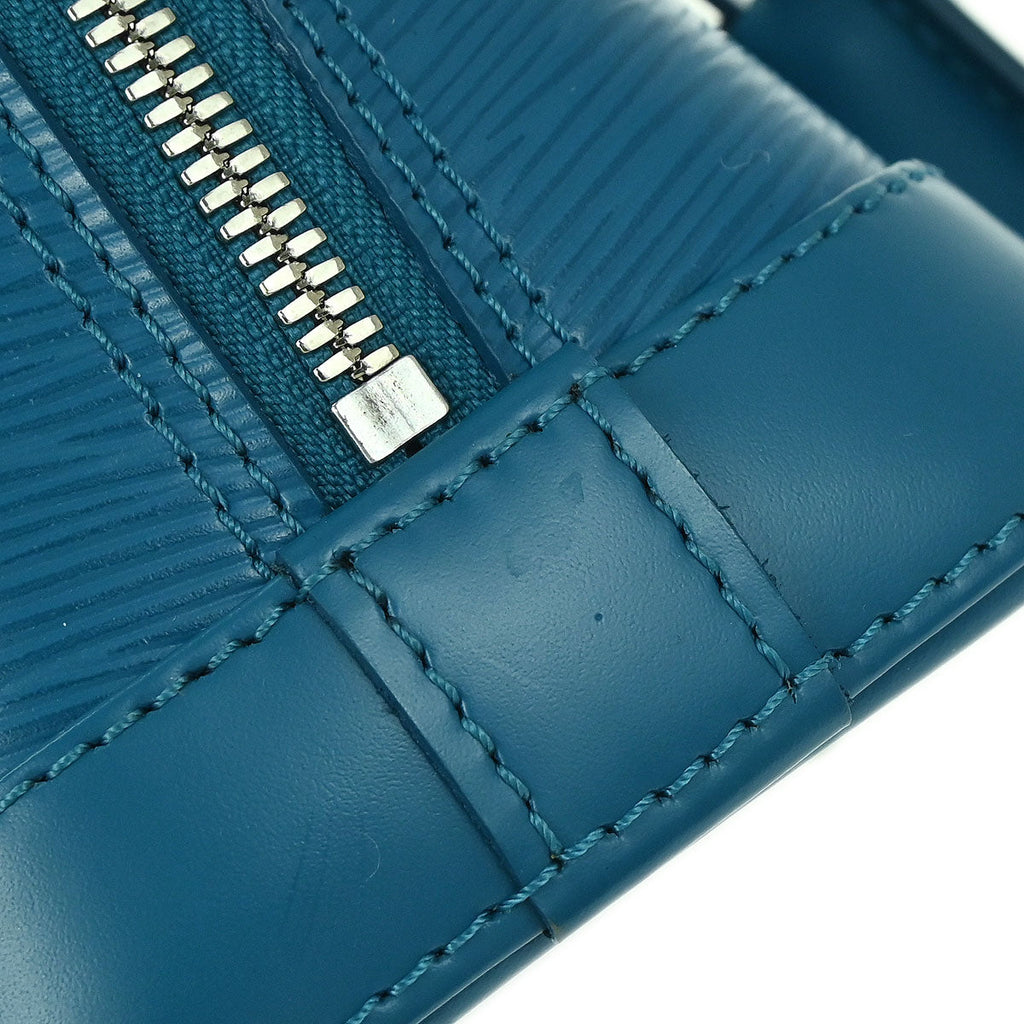 Louis Vuitton 2013 Blue Epi Alma BB 2way Shoulder Handbag M40853