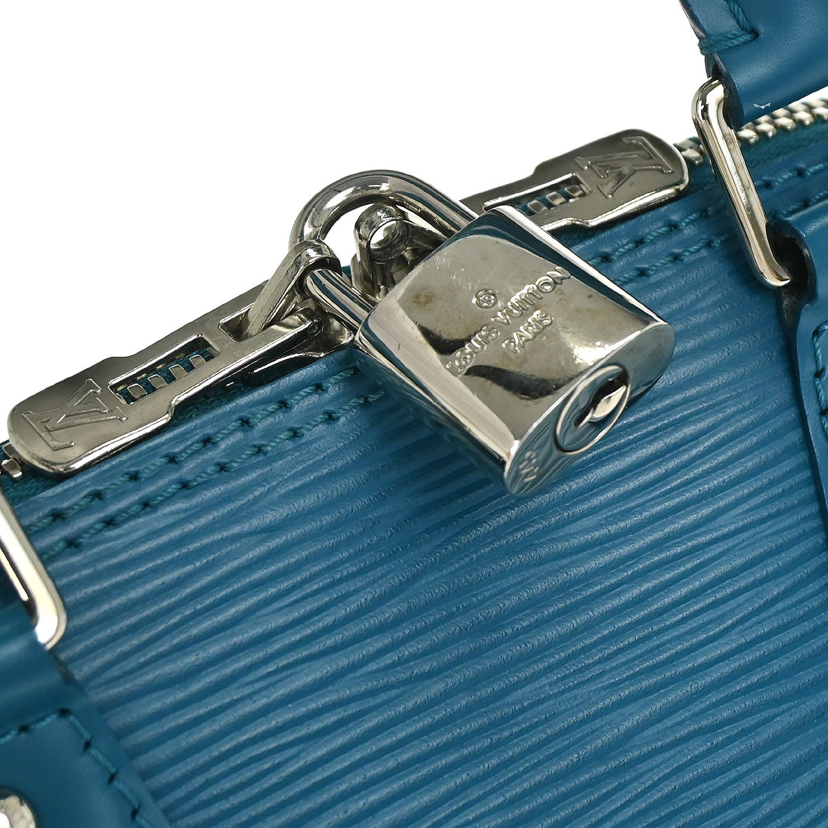 Louis Vuitton 2013 Blue Epi Alma BB 2way Shoulder Handbag M40853