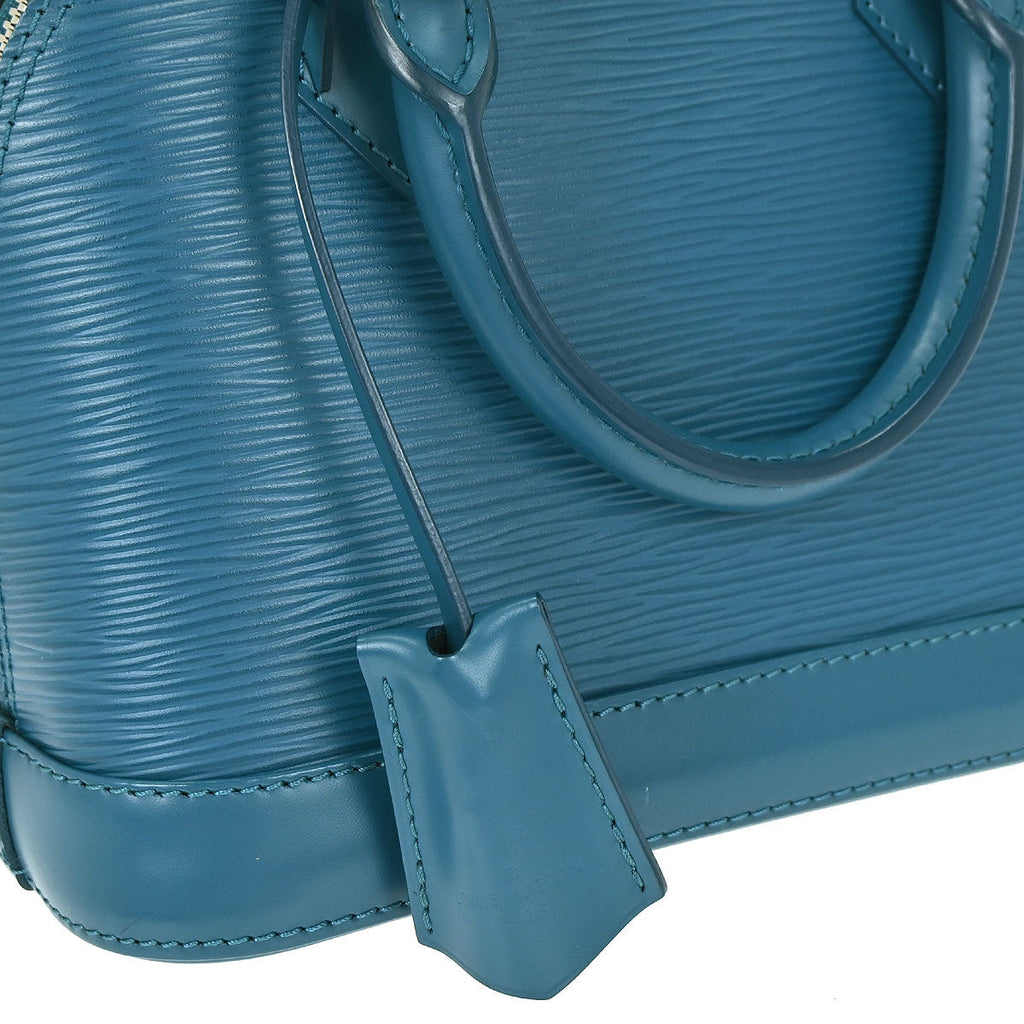 Louis Vuitton 2013 Blue Epi Alma BB 2way Shoulder Handbag M40853