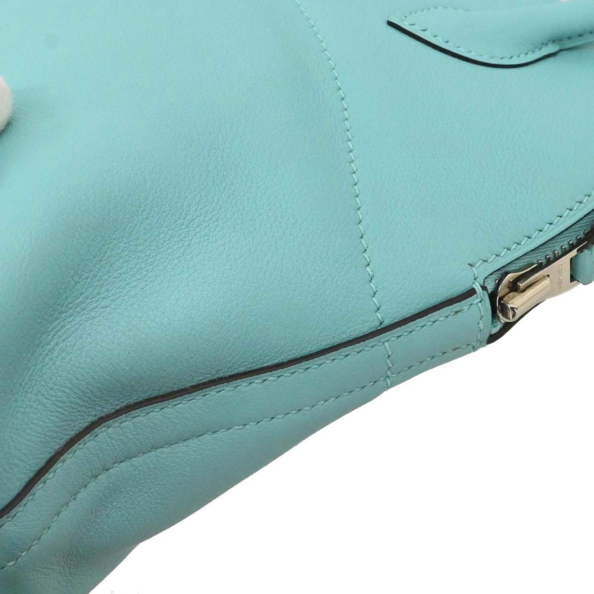 Hermes Blue Atoll Swift Bolide 27 2way Shoulder Handbag