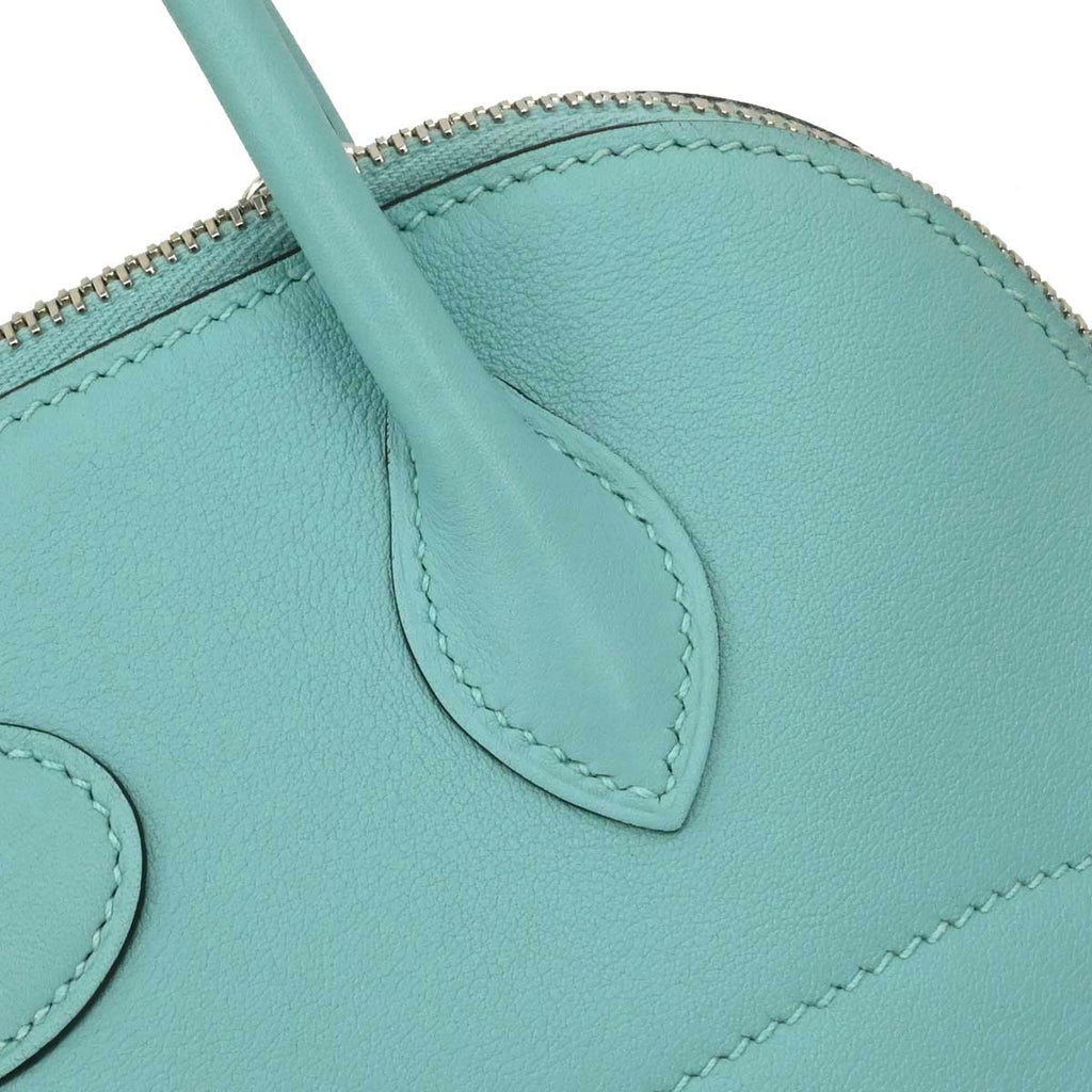 Hermes Blue Atoll Swift Bolide 27 2way Shoulder Handbag