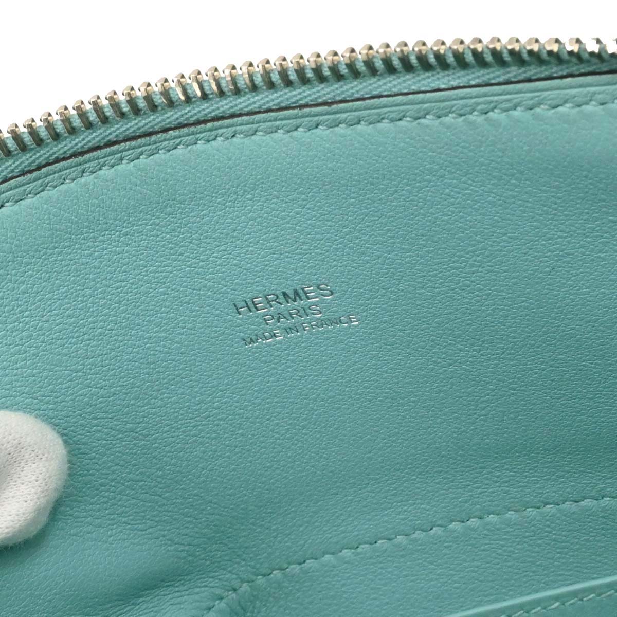 Hermes Blue Atoll Swift Bolide 27 2way Shoulder Handbag