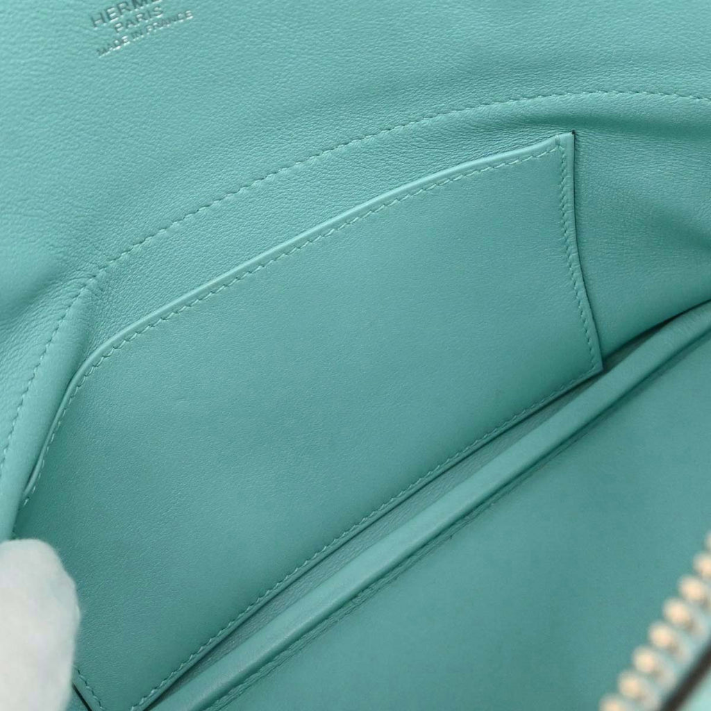 Hermes Blue Atoll Swift Bolide 27 2way Shoulder Handbag