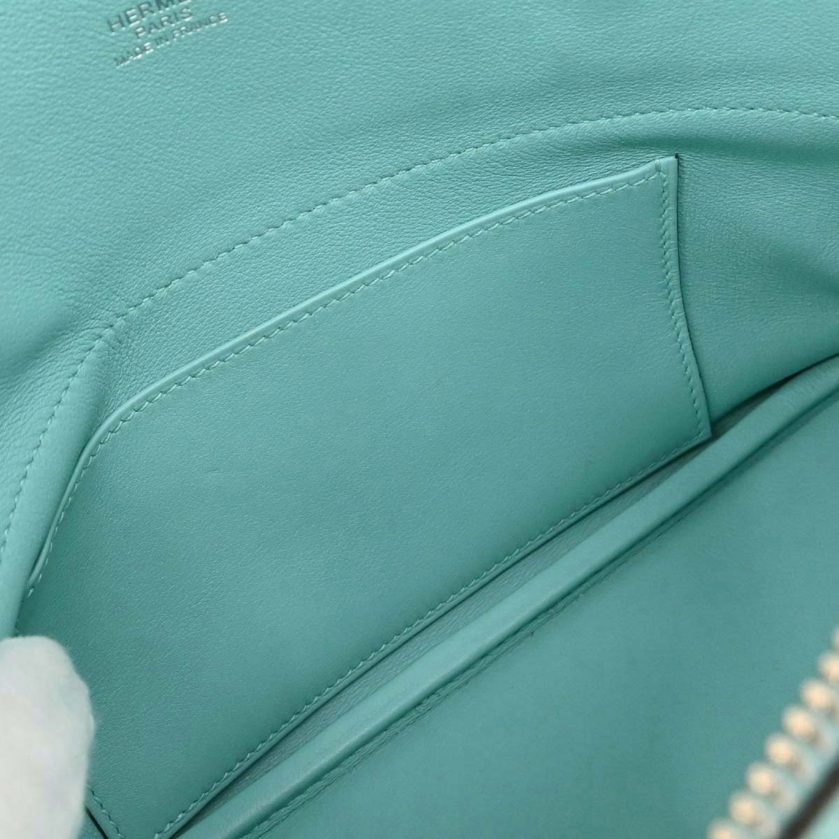 Hermes Blue Atoll Swift Bolide 27 2way Shoulder Handbag