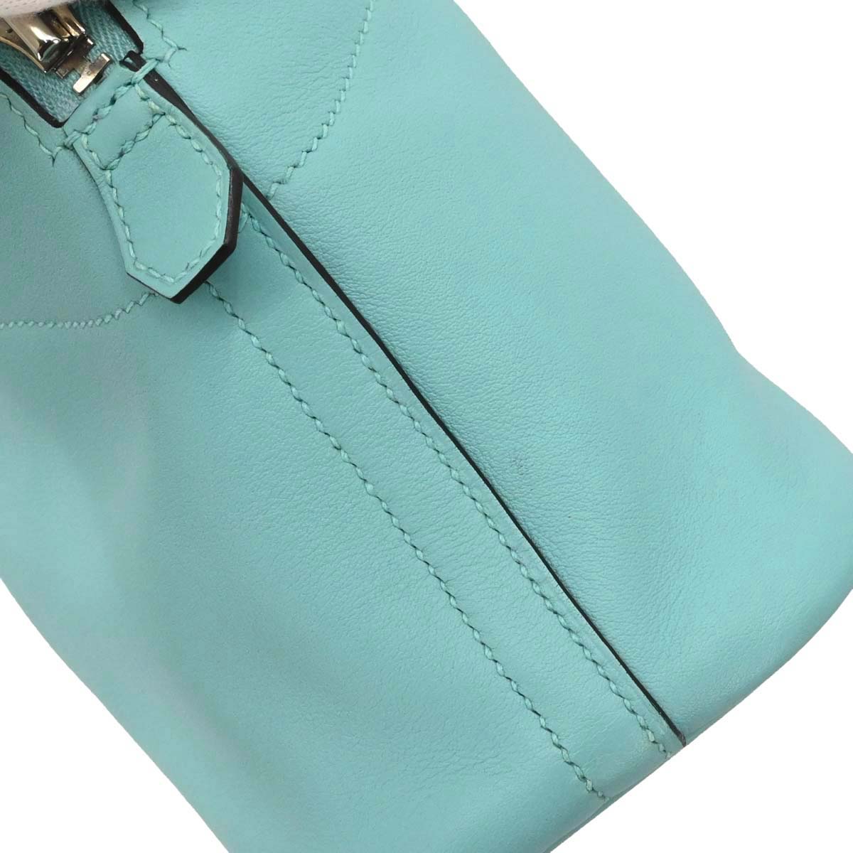 Hermes Blue Atoll Swift Bolide 27 2way Shoulder Handbag