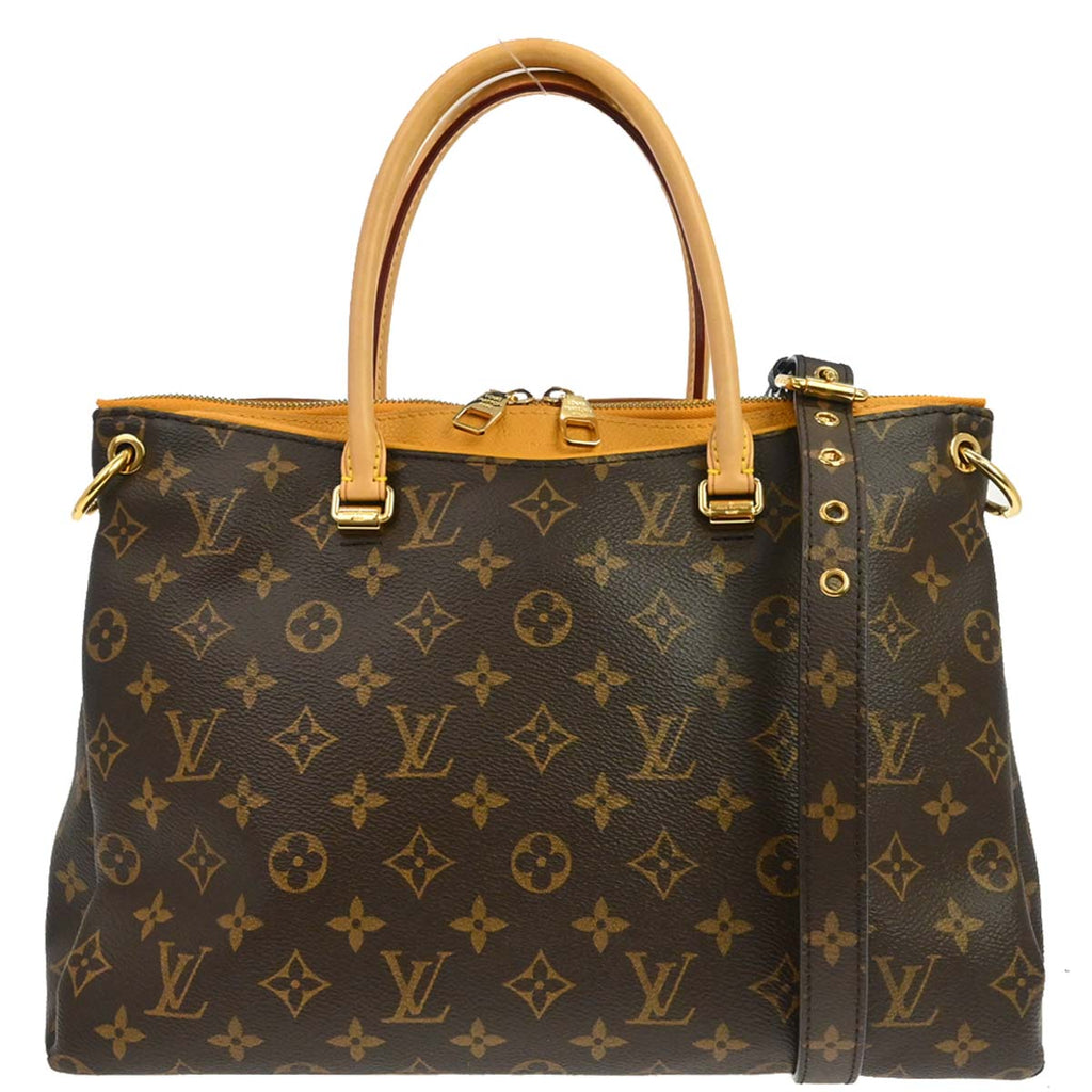 Louis Vuitton 2014 Saffron Monogram Pallas 2way Shoulder Handbag M40929