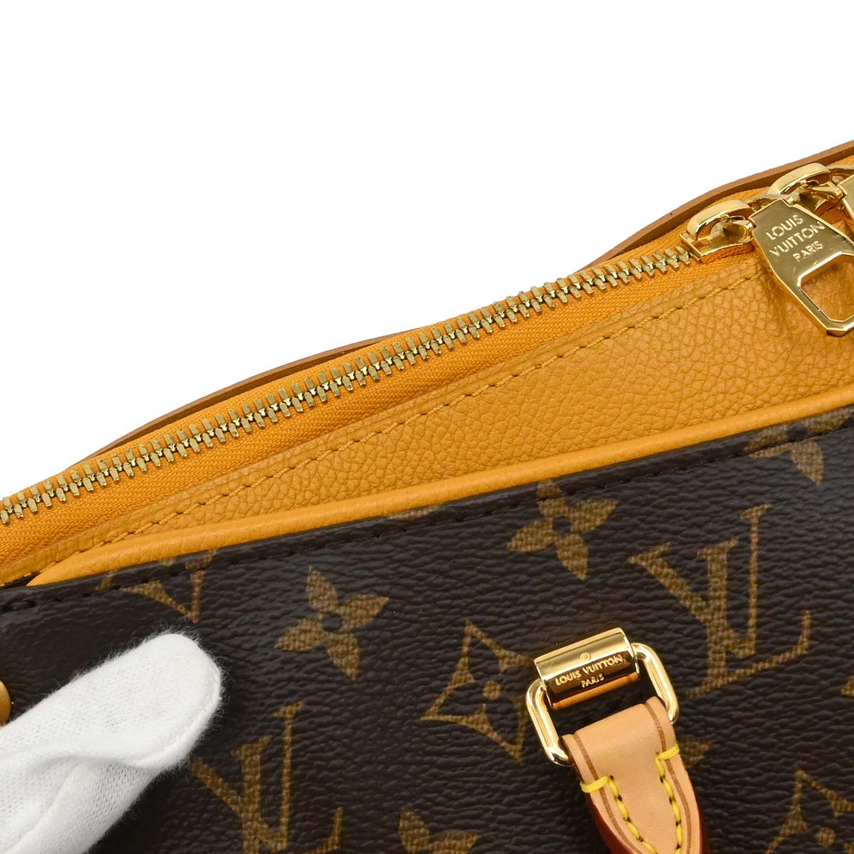 Louis Vuitton 2014 Saffron Monogram Pallas 2way Shoulder Handbag M40929