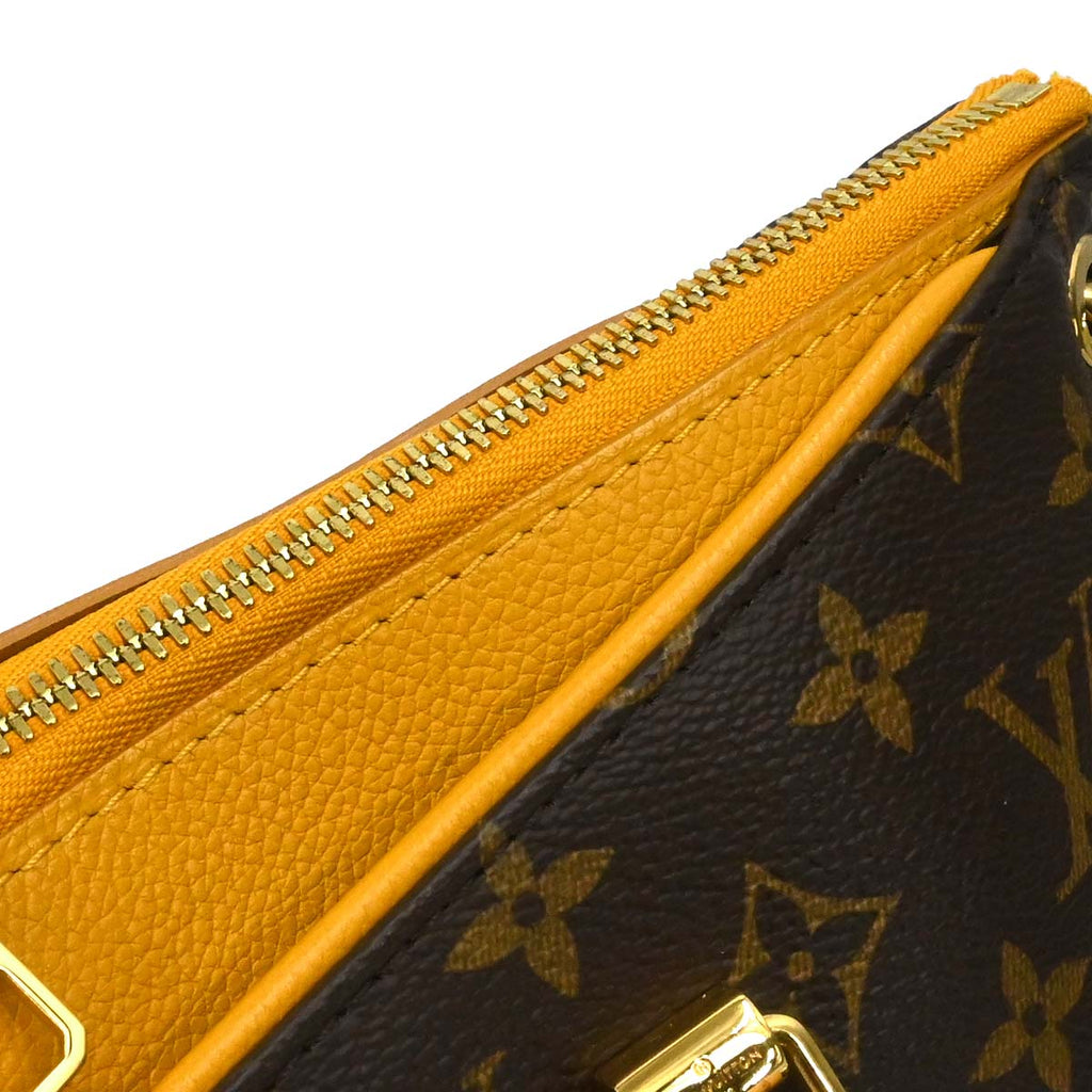 Louis Vuitton 2014 Saffron Monogram Pallas 2way Shoulder Handbag M40929