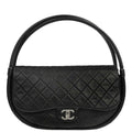 Chanel 2013-2014 Black Lambskin Hula Hoop Large Handbag