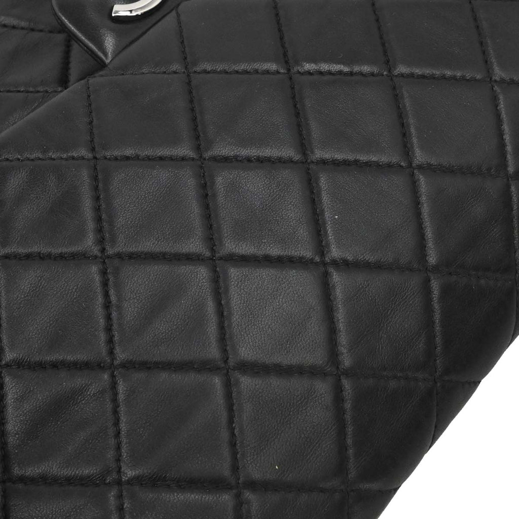 Chanel 2013-2014 Black Lambskin Hula Hoop Large Handbag
