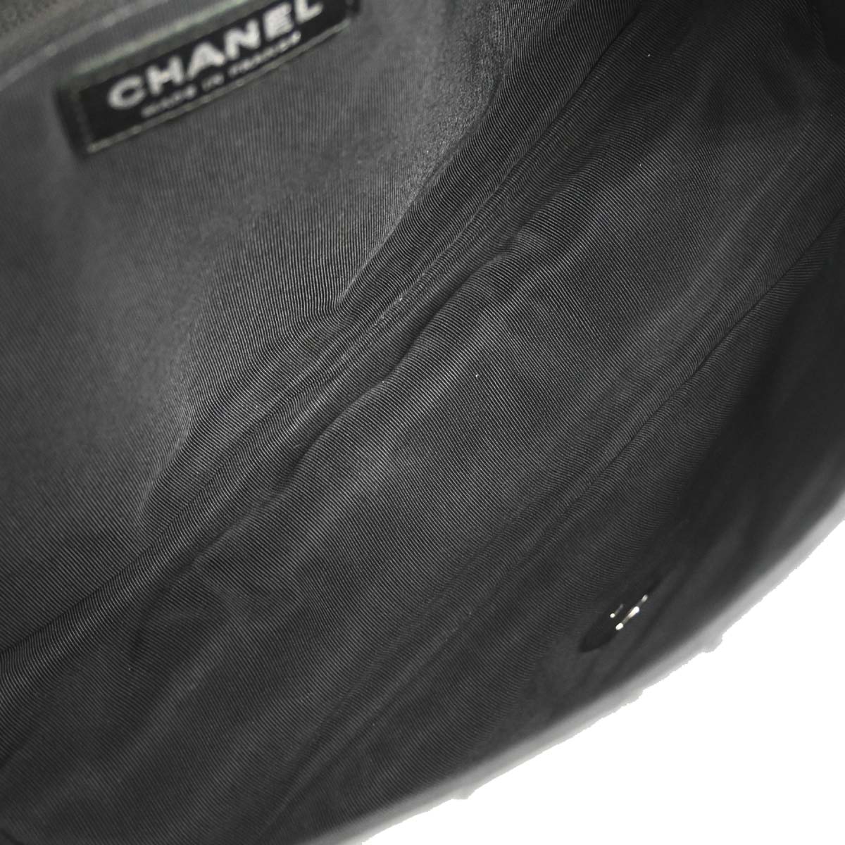 Chanel 2013-2014 Black Lambskin Hula Hoop Large Handbag