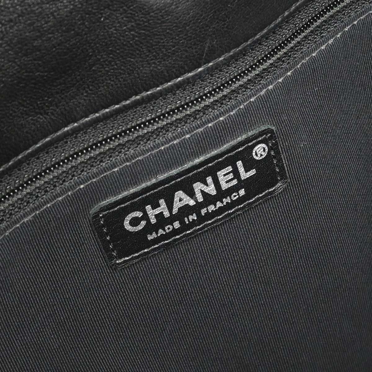 Chanel 2013-2014 Black Lambskin Hula Hoop Large Handbag