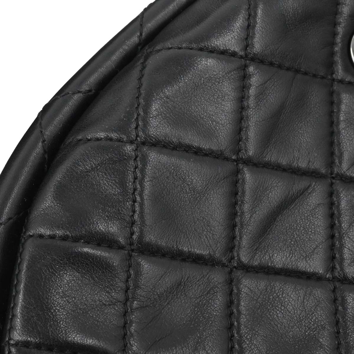 Chanel 2013-2014 Black Lambskin Hula Hoop Large Handbag