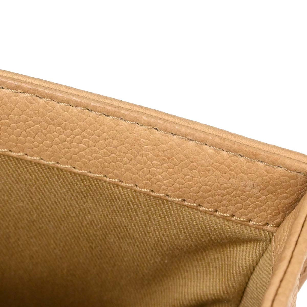 Boy Chanel 2014 Beige Caviar Medium Chain Shoulder Bag