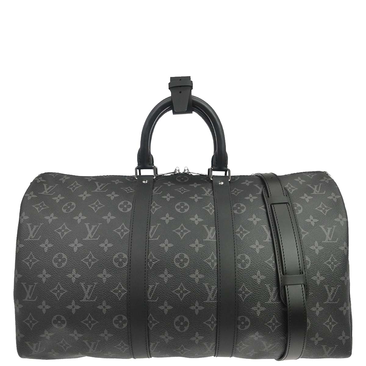 Louis Vuitton 2017 Monogram Eclipse Keepall Bandouliere 45 Duffle Bag M40569